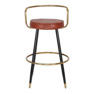 mobiliario-contract-taburete alto metal piel tivana 2